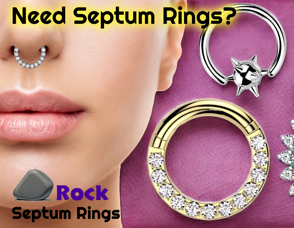 Advertisement for Rock Septum Rings